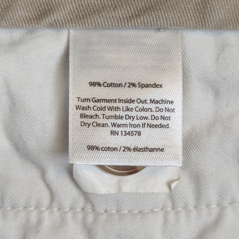 Vineyard Vines Mens Breaker Short Khaki Tan Chino Size 28 1H0462 - Picture 6 of 12